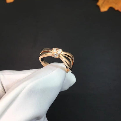 [Camiery]LIENS RING PINK GOLD DIAMOND