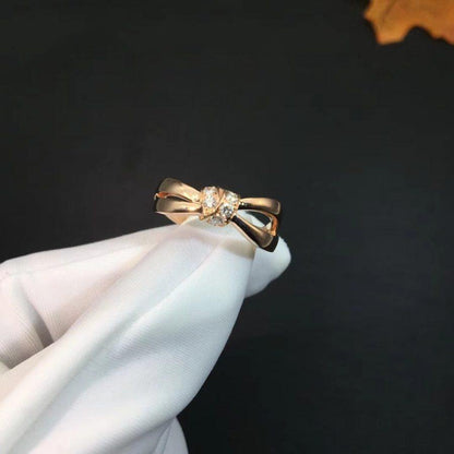 [Camiery]LIENS RING PINK GOLD DIAMOND