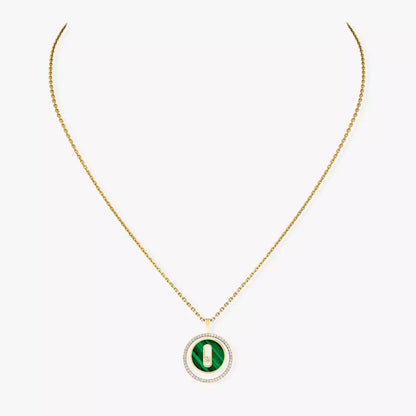 [Camiery]Lucky Move Diamond Necklace in Rose Gold and White Mother-of-Pearl
