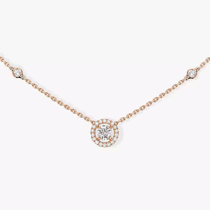 [Camiery]Diamond Necklace 0,20ct Brilliant Shape Joy