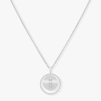 [Camiery]LUCKY MOVE MM SILVER DIAMOND NECKLACE