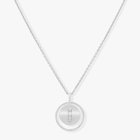 [Camiery]LUCKY MOVE MM SILVER DIAMOND NECKLACE