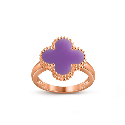 [Camiery]CLOVER RING ROSE GOLD COLLECTION