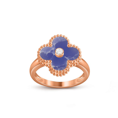 [Camiery]CLOVER DIAMOND RING ROSE GOLD COLLECTION
