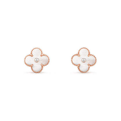 [Camiery]CLOVER  15MM DIAMOND EARRINGS COLLECTION