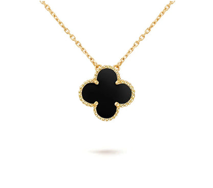[Camiery]CLOVER 15MM SINGLE FLOWER NECKLACE COLLECTION