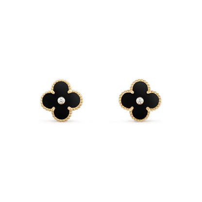 [Camiery]CLOVER  15MM DIAMOND EARRINGS COLLECTION