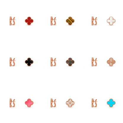 [Camiery]CLOVER 15MM MOP EARRINGS COLLECTION