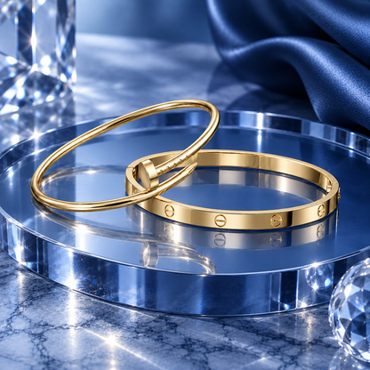 [Camiery] LOVE & JUSTE Classic Bracelet Stack Set