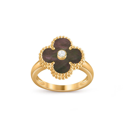 [Camiery]CLOVER DIAMOND RING GOLD COLLECTION
