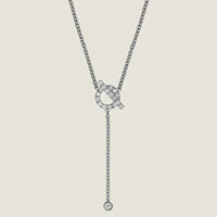 [Camiery]FINESSE SILVER DIAMOND NECKLACE