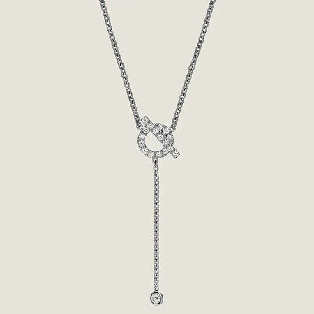 [Camiery]FINESSE SILVER DIAMOND NECKLACE