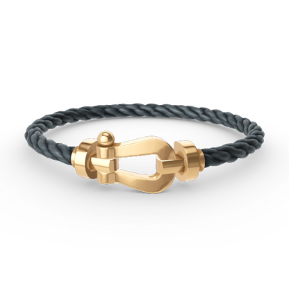 [Camiery]FORCE LARGE HORSESHOE NO DIAMOND BRACELET GOLD