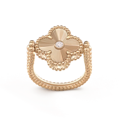 [Camiery]CLOVER RIVERSIBLE RING GOLD COLLECTION