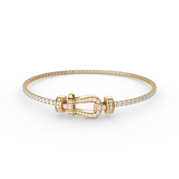 [Camiery]FORCE  HORSESHOE  DIAMOND TENNIS BRACELET
