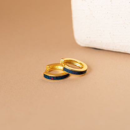 Opal Inlay Earrings