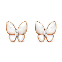 [Camiery]BUTTERFLY MOP DIAMOND EARRINGS