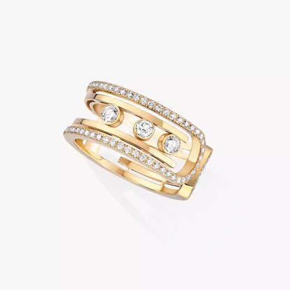 [Camiery]Move 10th Diamond Ring in Gold
