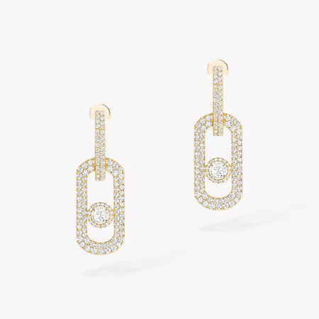 [Camiery]So Move XL Pave_-Set Diamond Pendant Earrings