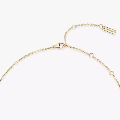 [Camiery]Lucky Eye Diamond Necklace in Rose Gold and Turquoise