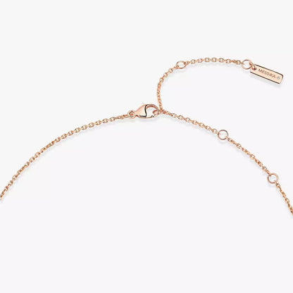 [Camiery]Lucky Eye Diamond Necklace in Rose Gold and Turquoise