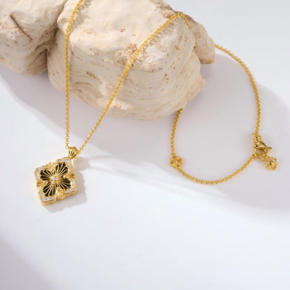 [Camiery JEWELRY] OPERA TULLE ENAMEL NECKLACE