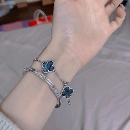 [Camiery]CLOVER 5 MOTIF PIETERSITE BRACELET COLLECTION