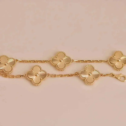 [Camiery] CLOVER 5 MOTIF LASER BRACELET COLLECTION