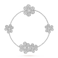 [Camiery]FRIVOLE SILVER 5 FLOWERS BRACELET