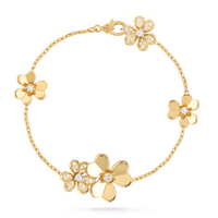 [Camiery]FRIVOLE GOLD 5 FLOWERS BRACELET