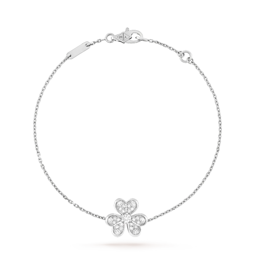[Camiery]FRIVOLE SILVER FLOWER DIAMOND BRACELET