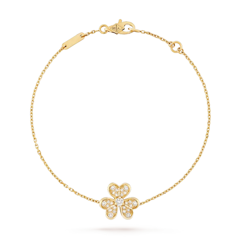 [Camiery]FRIVOLE GOLD FLOWER DIAMOND BRACELET