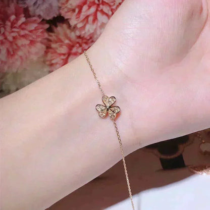 [Camiery]FRIVOLE GOLD FLOWER DIAMOND BRACELET