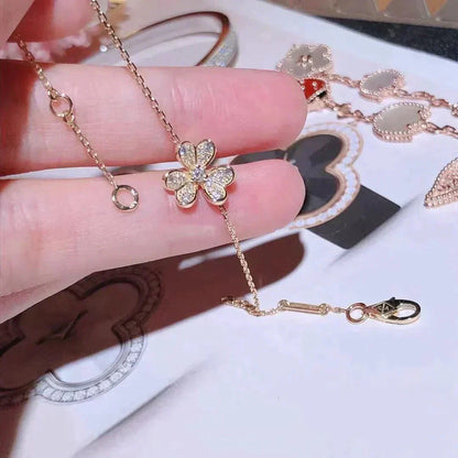 [Camiery]FRIVOLE GOLD FLOWER DIAMOND BRACELET