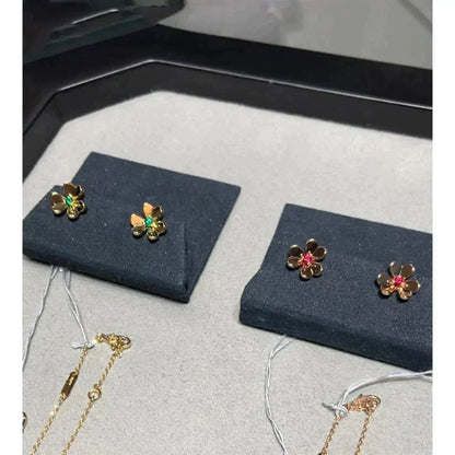 [Camiery]FRIVOLE  FLOWER PINK EARRINGS