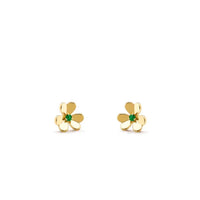 [Camiery]FRIVOLE  FLOWER MALACHITE EARRINGS