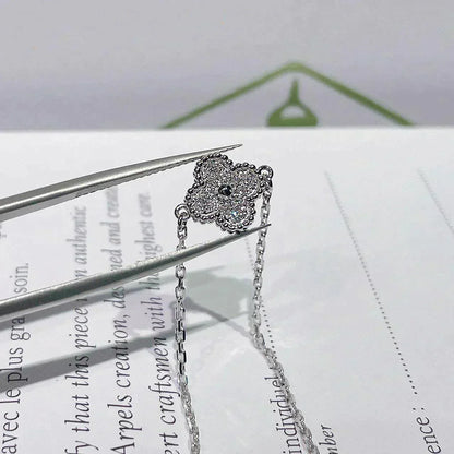 [Camiery]CLOVER  SINGLE FLOWER BRACELET SILVER