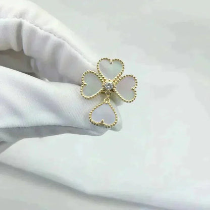 [Camiery]SWEET CLOVER WHITE MOP RING