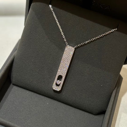 [Camiery]MY FIRST DIAMOND PAVED NECKLACE