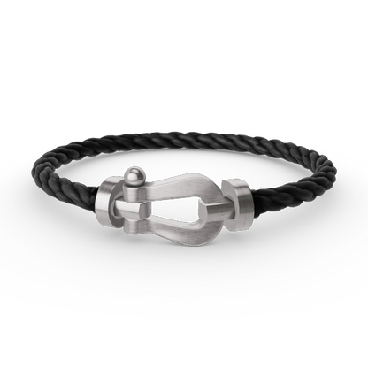 [Camiery]FORCE LARGE HORSESHOE NO DIAMOND BRACELET SILVER