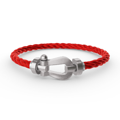 [Camiery]FORCE LARGE HORSESHOE NO DIAMOND BRACELET SILVER